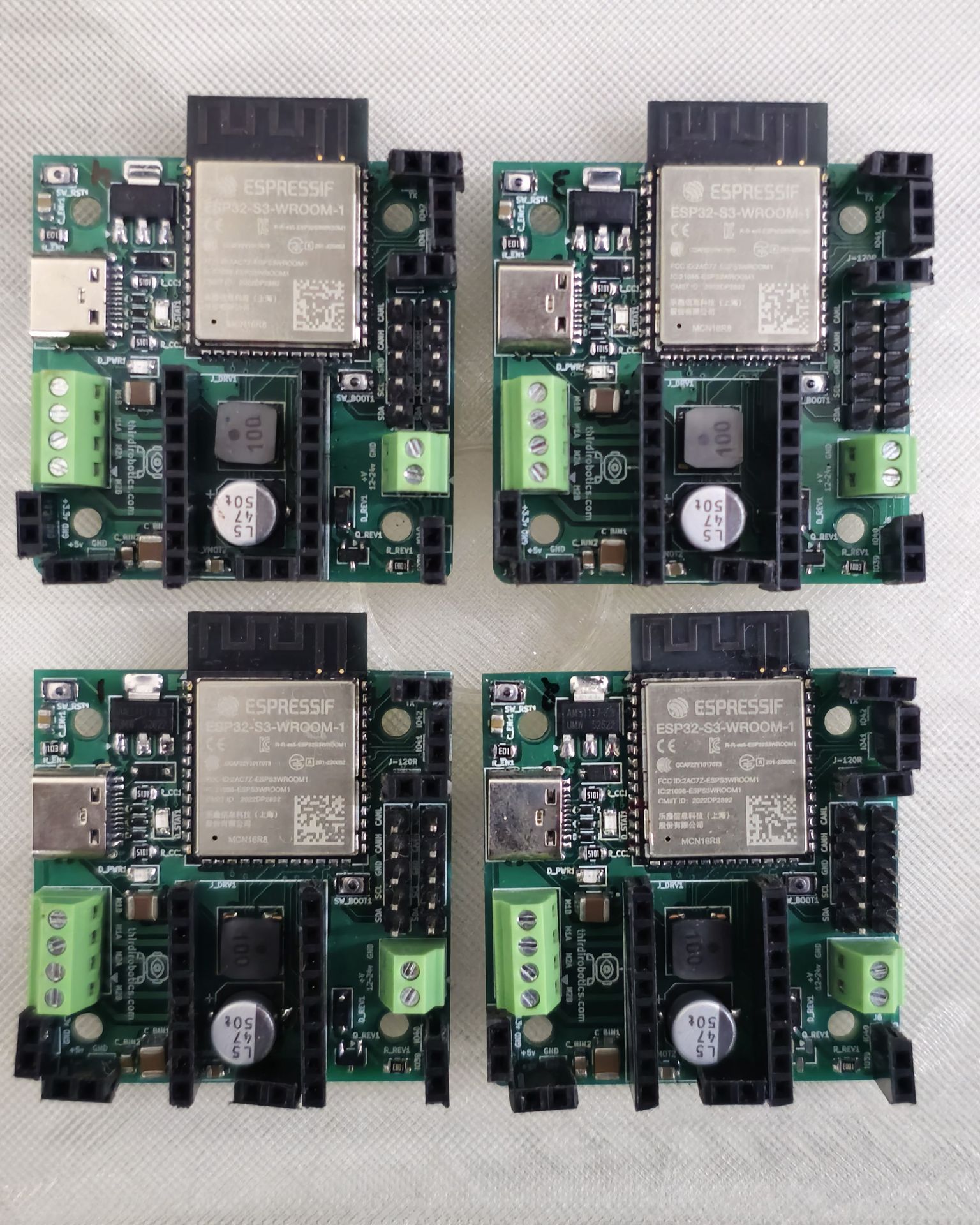 Batch of assembled controller boards